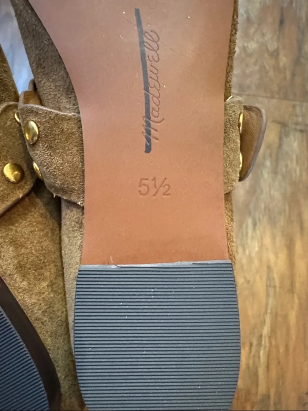 Madewell The Remy Mary Jane Flat Dried Acorn Size 5.5 NWOT